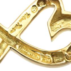 Tiffany & Co. Loving Heart Necklace 47cm K18 YG Yellow Gold 750
