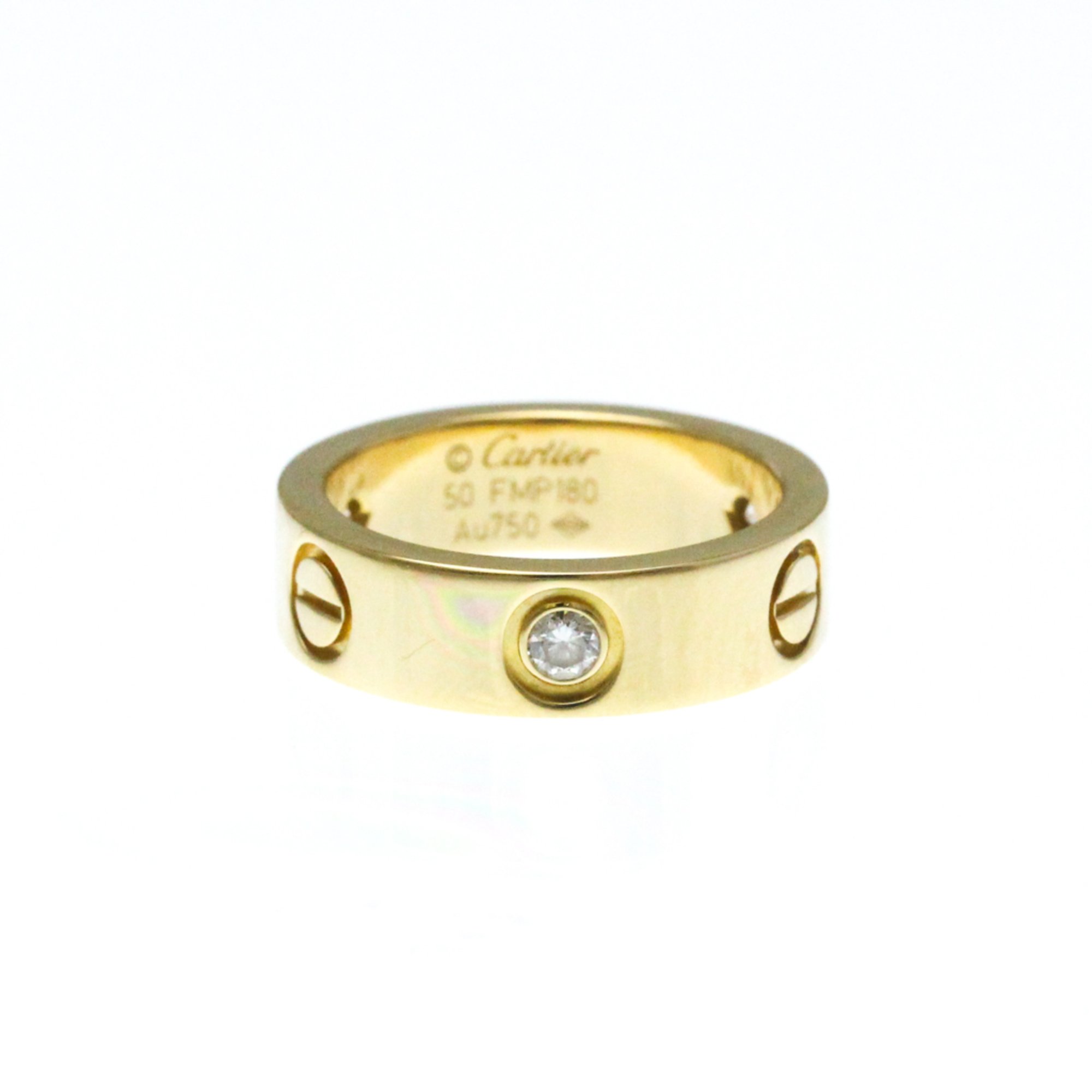 Cartier Love Love Ring B4064451 Yellow Gold (18K) Fashion Diamond Band Ring Gold