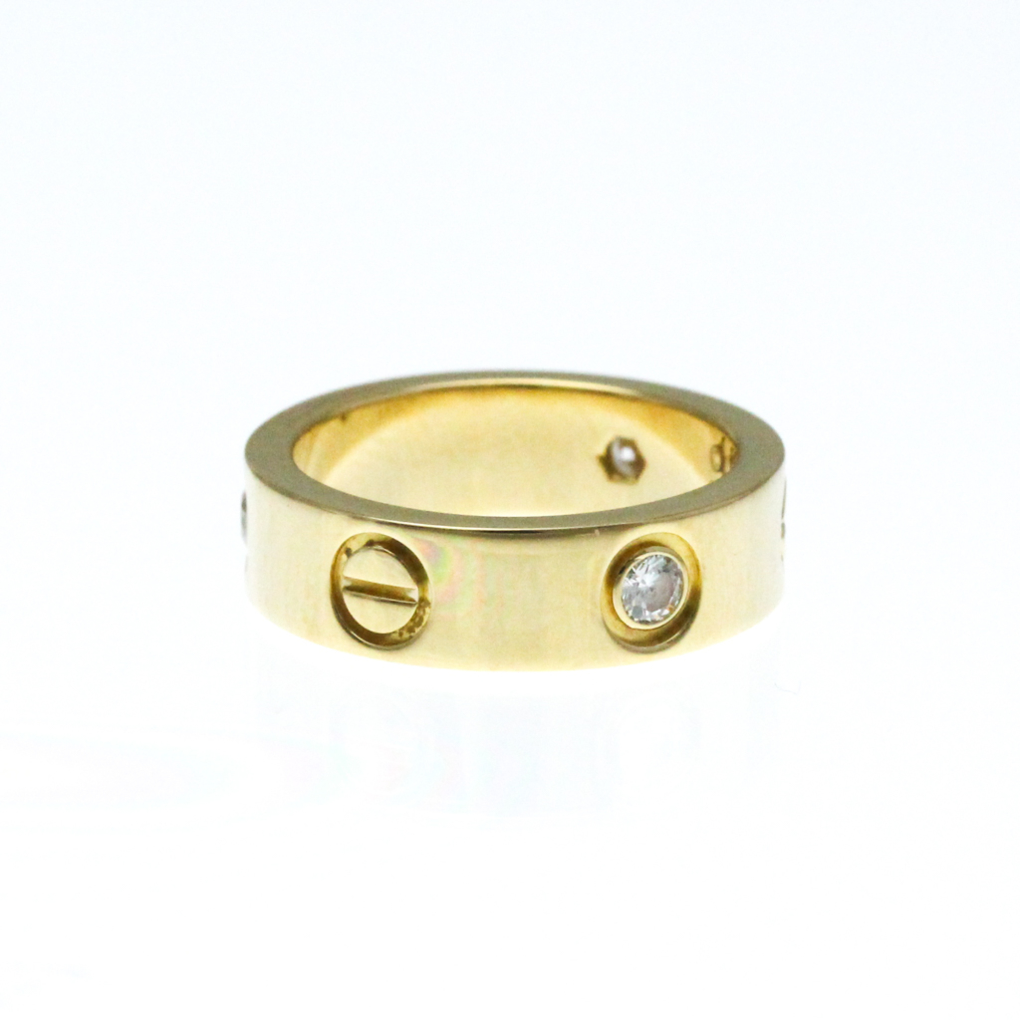 Cartier Love Love Ring B4064451 Yellow Gold (18K) Fashion Diamond Band Ring Gold