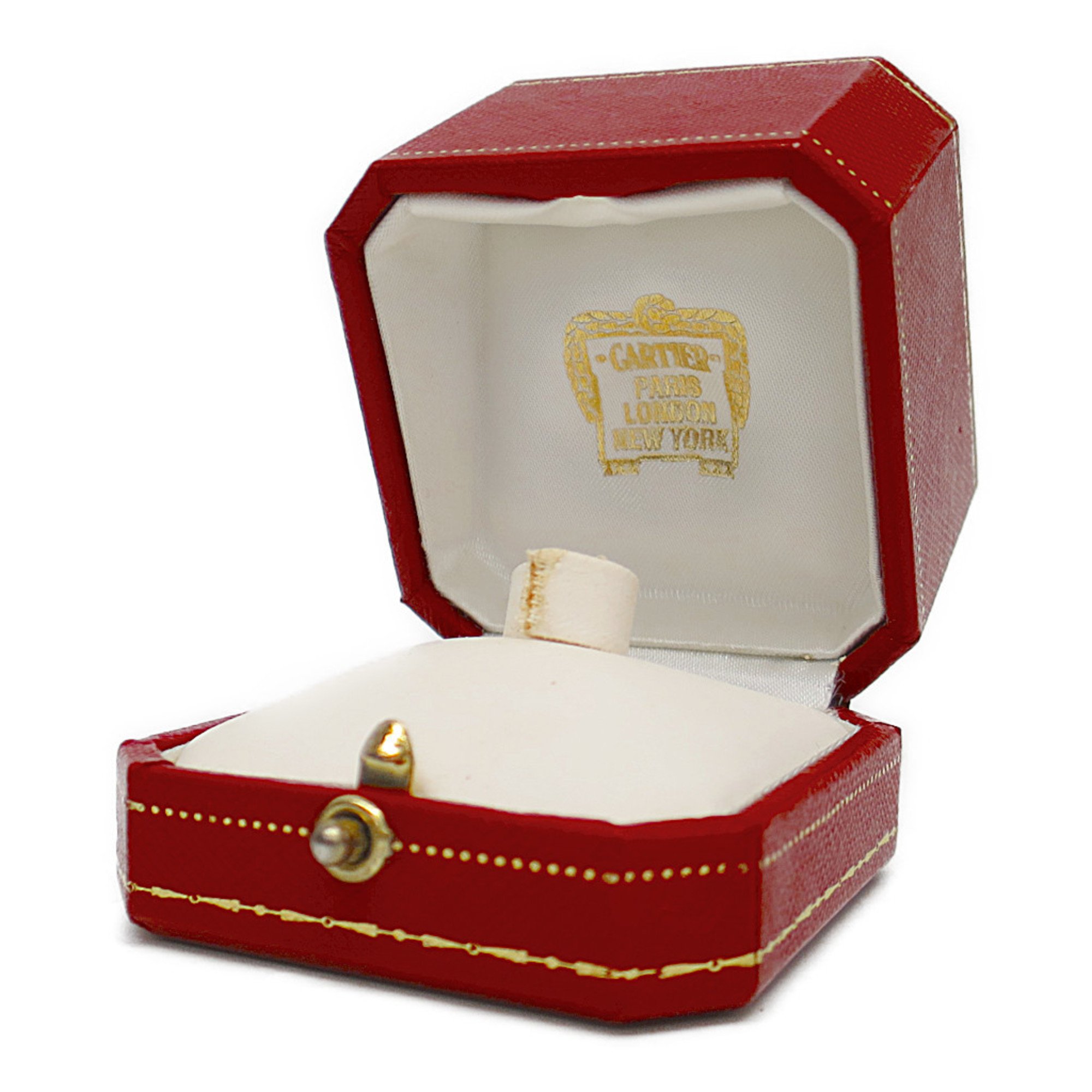 Cartier Trinity Ring 3P Diamond Pink Gold (18K),White Gold (18K),Yellow Gold (18K) Fashion Diamond Band Ring Gold