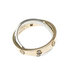 Cartier Love Be Love Ring B4094300 Pink Gold (18K),White Gold (18K) Fashion Diamond Band Ring Pink Gold,Silver