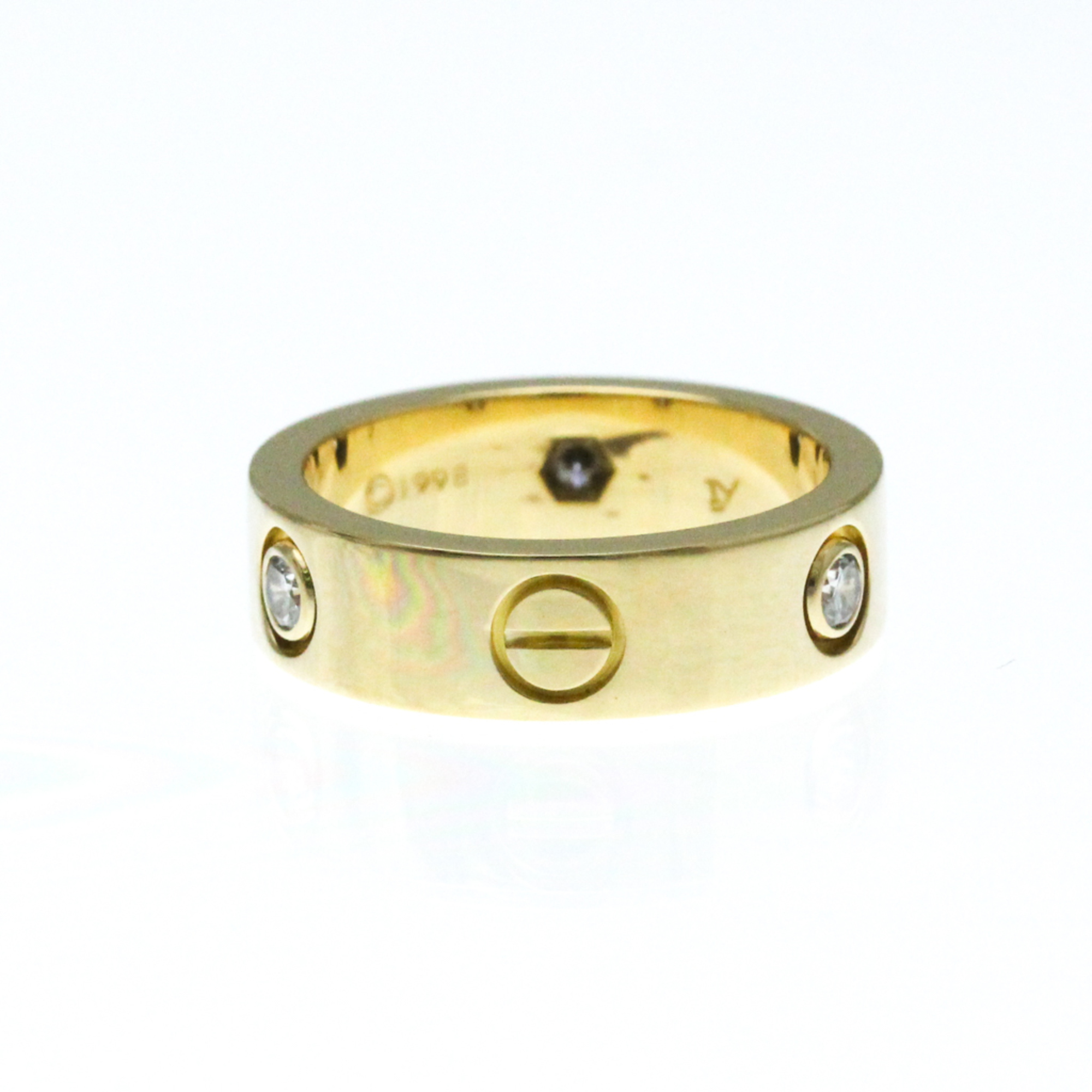 Cartier Anniversary Ring Yellow Gold (18K) Fashion Diamond Band Ring Gold
