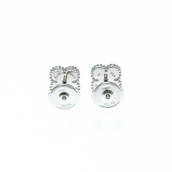 Van Cleef & Arpels Sweet Alhambra VCARG12000 Shell White Gold (18K) Stud Earrings Silver