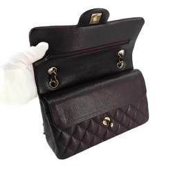 CHANEL Matelasse 23 Chain Shoulder Bag Caviar Skin Dark Brown A01113 Gold Hardware