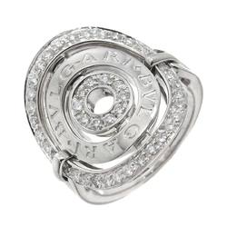 BVLGARI Astrale Cerchi Ring Diamond K18WG White Gold 750
