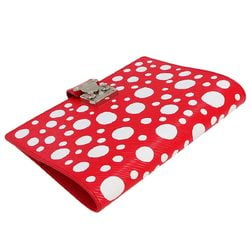 Louis Vuitton LOUIS VUITTON LVxYK Epi Couverture Carnet Port Notebook Cover Leather Red White GI0888 RFID