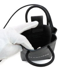 BALENCIAGA Phone Holder Shoulder Bag Leather Black 593826 Shopping