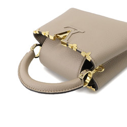 Louis Vuitton Capucines MINI 2way Hand Shoulder Bag Taurillon Leather Galle M24567 RFID