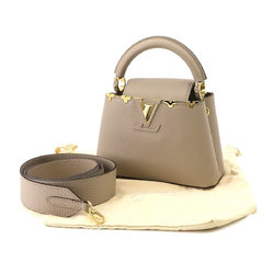 Louis Vuitton Capucines MINI 2way Hand Shoulder Bag Taurillon Leather Galle M24567 RFID