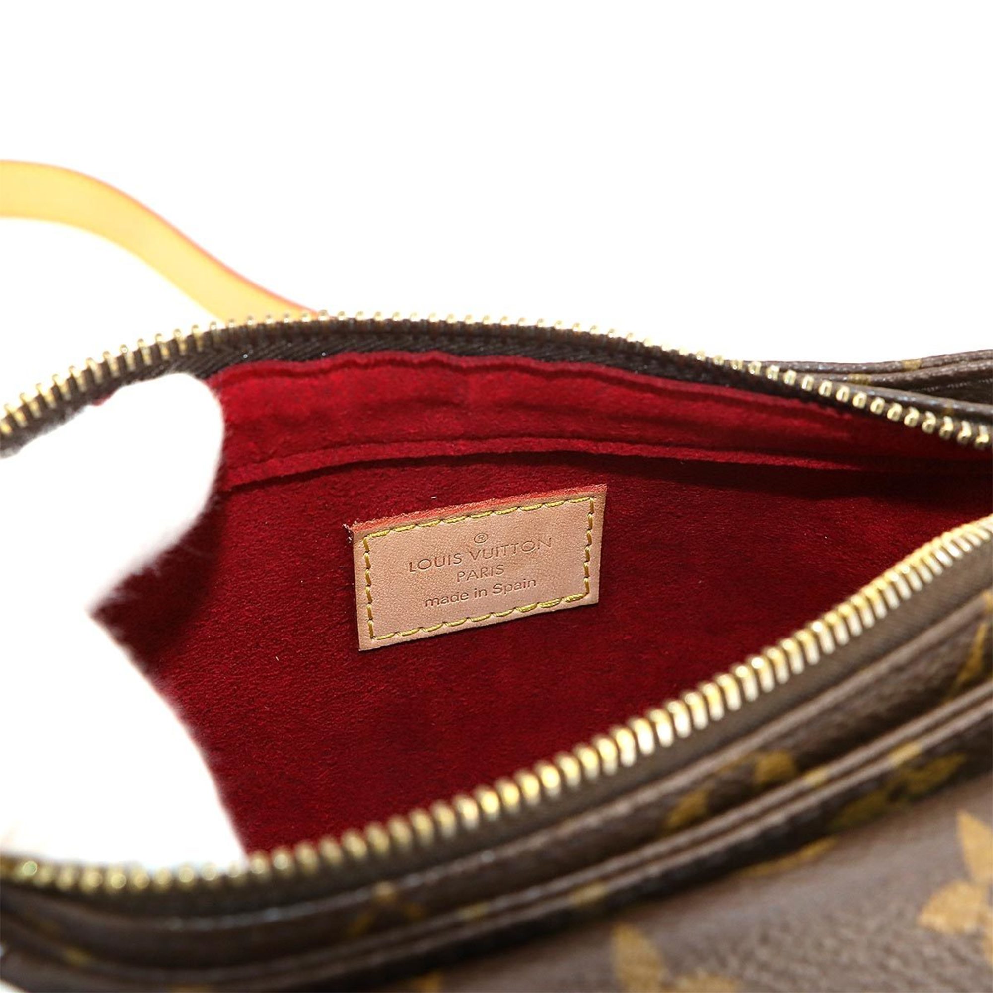 Louis Vuitton Monogram Viva Cite PM Shoulder Bag Brown M51165 Gold Hardware