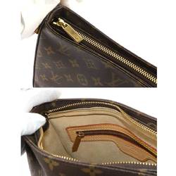 Louis Vuitton LOUIS VUITTON Monogram Looping MM Shoulder Bag Brown M51146