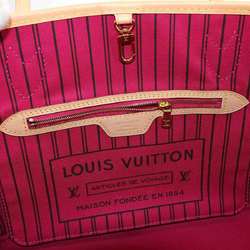 Louis Vuitton LOUIS VUITTON Monogram Neverfull PM Brown Pivoine M41245 RFID