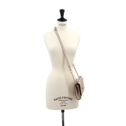 Louis Vuitton LOUIS VUITTON Lockme 2way clutch shoulder bag leather beige M56087 RFID Shoulder Bag