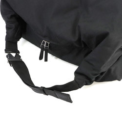 BOTTEGA VENETA Intrecciato pattern body shoulder bag set nylon black silver hardware Body Shoulder Bag