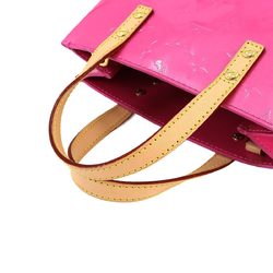 LOUIS VUITTON LV Remix Monogram Vernis Reade PM 2way Hand Shoulder Bag Leather Neon Pink M24028 RFID