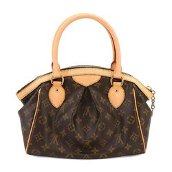 Louis Vuitton LOUIS VUITTON Monogram Tivoli PM Hand Bag Brown M40143 Gold Hardware