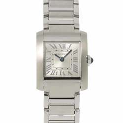 Cartier Tank Francaise SM WSTA0065 Ladies' Watch Silver Quartz