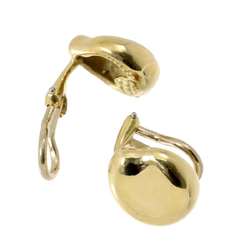 Tiffany & Co. Bean Earrings, 18K Yellow Gold, 750 Earrings Clip-on