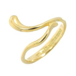 Tiffany & Co. Teardrop Ring K18 YG Yellow Gold 750