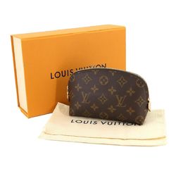 Louis Vuitton LOUIS VUITTON Monogram Pochette Tick Pouch Brown M47515 RFID Cosmetic