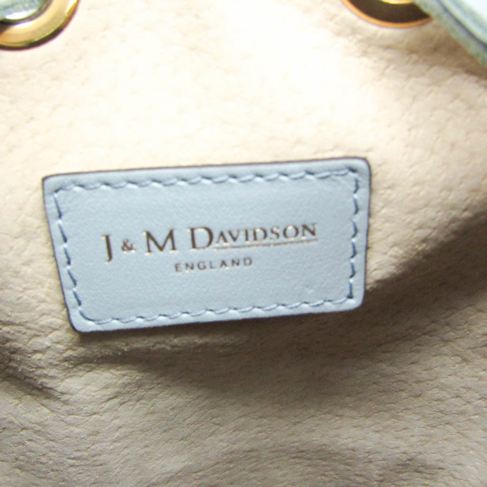 J&M Davidson Carnival L Women's Leather Tote Bag Light Blue