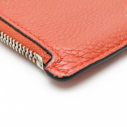 Loewe Anagram Fragment Case Leather Card Case Brown,Pink Orange