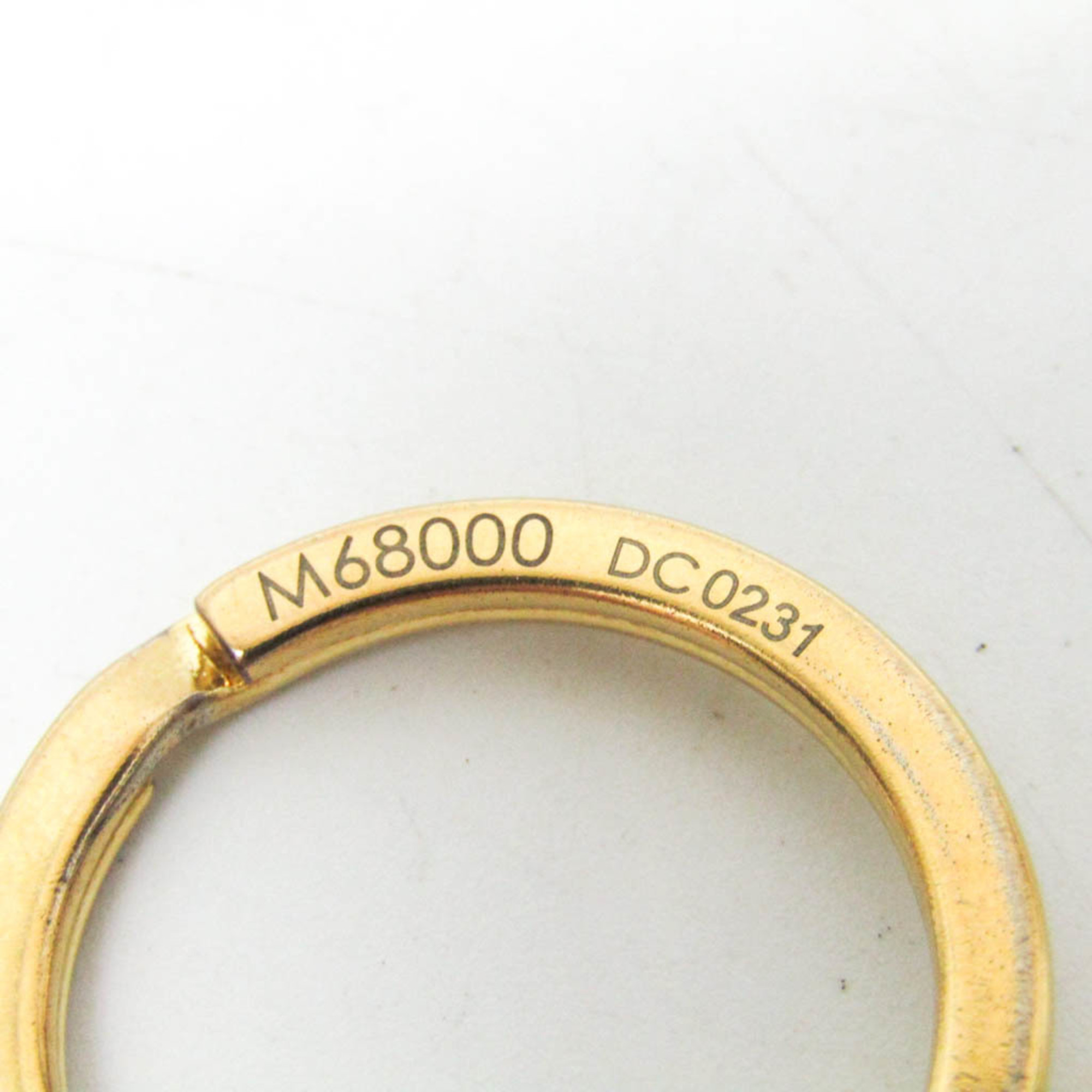 Louis Vuitton Bag Charm LV Circle M68000 Keyring (Gold)