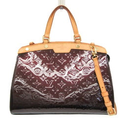 Louis Vuitton Monogram Vernis Blair MM M91619 Women's Handbag,Shoulder Bag Amarante
