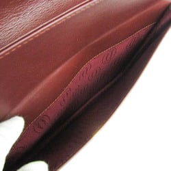 Cartier Must Women's Leather Shoulder Bag Bordeaux