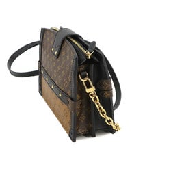 Louis Vuitton LOUIS VUITTON Monogram Reverse Trunk Clutch 2way Shoulder Bag M43596 RFID