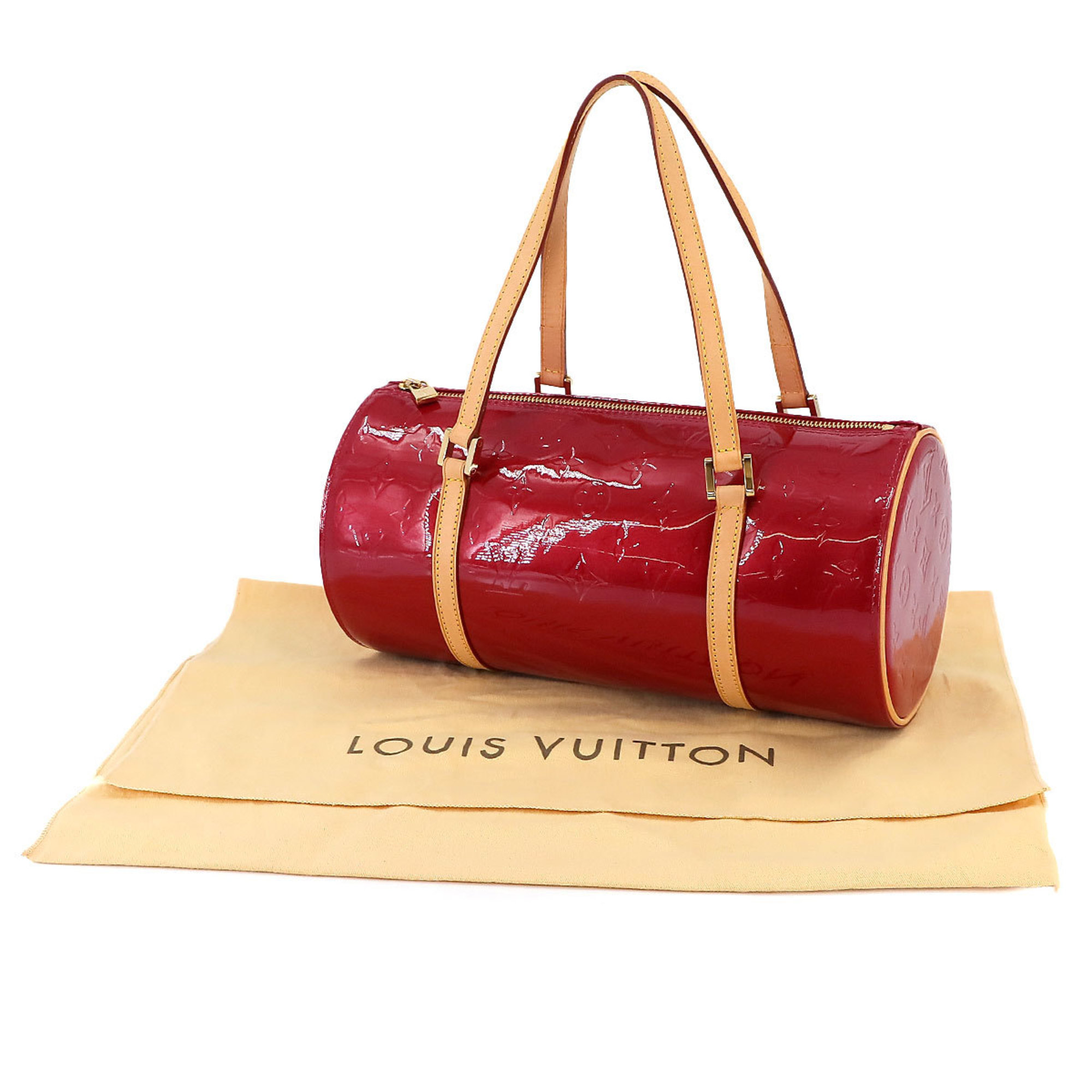 LOUIS VUITTON Vernis Bedford Handbag Pomme d'Amour M91986 Bag