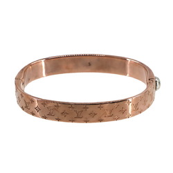 Louis Vuitton Nanogram Cuff Bangle Bracelet Pink Gold M00253