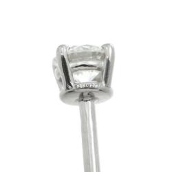 Tiffany & Co. Solitaire Diamond 0.23ctx2 H VVS1-VVS2 3EX Earrings Pt Platinum Stud Pierced