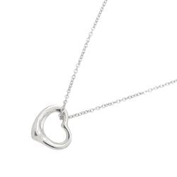 Tiffany & Co. Heart 10.7mm Necklace 40cm Pt Platinum Diamond
