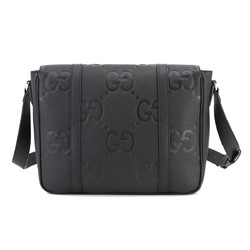 GUCCI Jumbo GG Shoulder Bag Black 474137 Supreme Messenger