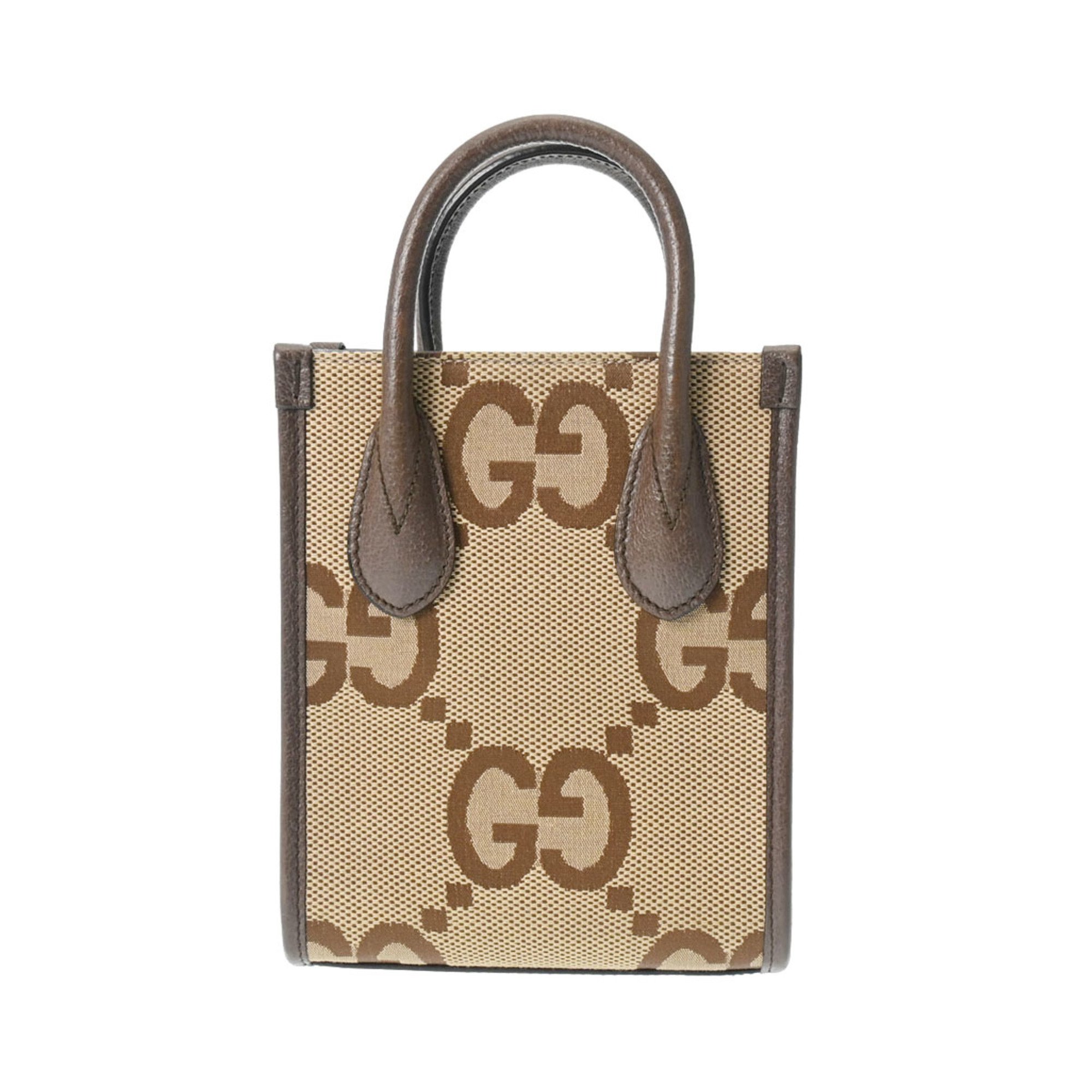 GUCCI Jumbo GG Tote Bag Beige/Brown 699406 Women's Supreme Canvas Handbag