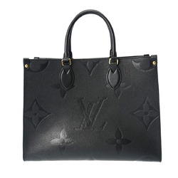 LOUIS VUITTON Louis Vuitton Monogram Empreinte On the Go MM Noir M45595 Women's Leather Tote Bag