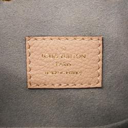 Louis Vuitton Shoulder Bag Lock Me Bucket NV M57688 Greige Women's