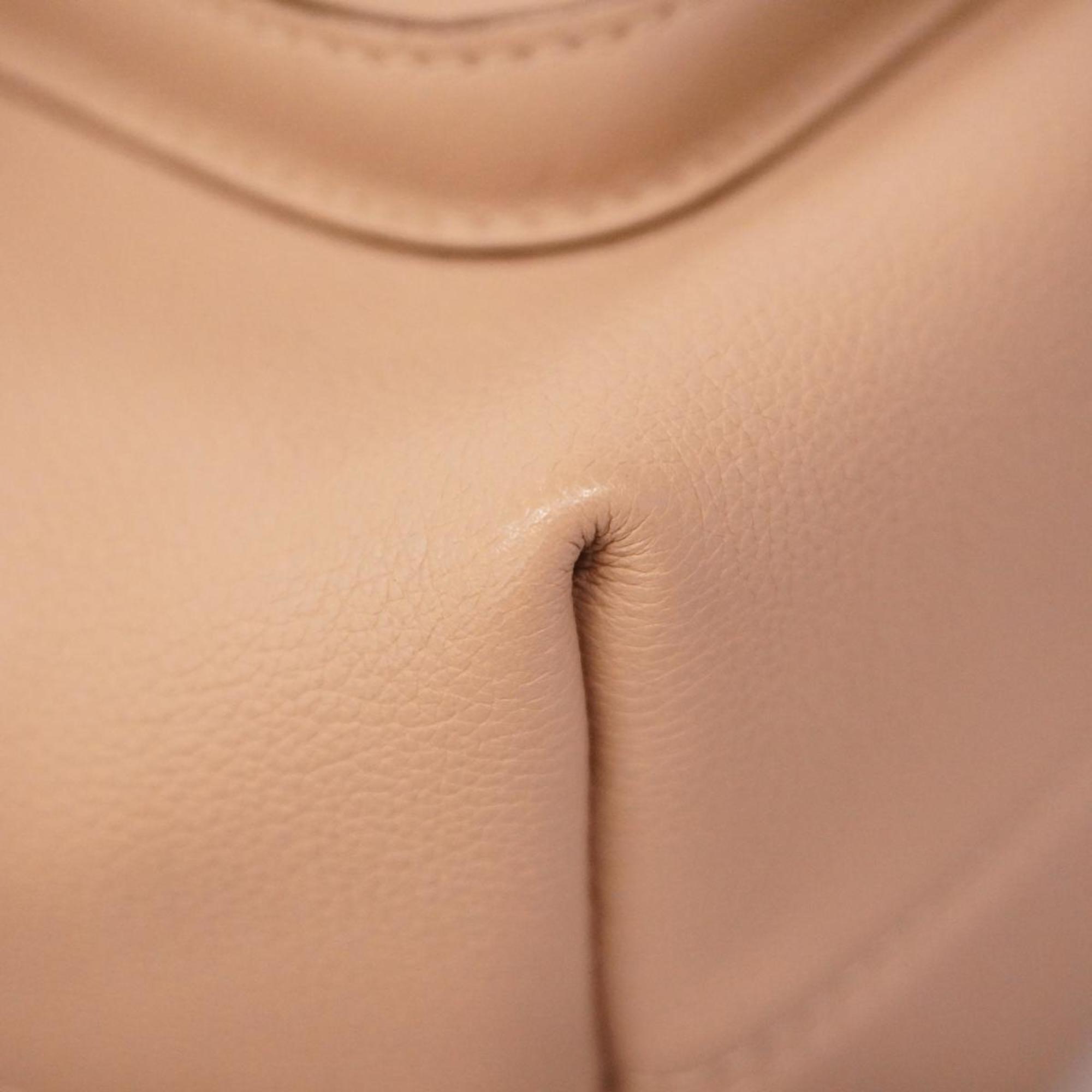 Louis Vuitton Shoulder Bag Lock Me Bucket NV M57688 Greige Women's