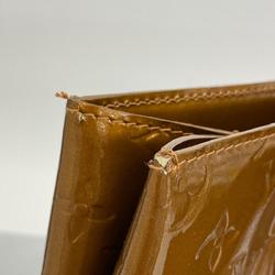 Louis Vuitton Tote Bag Vernis Reed MM M91143 Bronze Ladies