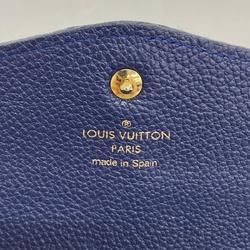 Louis Vuitton Long Wallet Monogram Empreinte Portefeuille Curie's M60490 Celeste Ladies