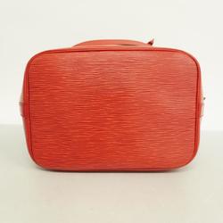 Louis Vuitton Shoulder Bag Epi Noe M44017 Noir Castilian Red Ladies