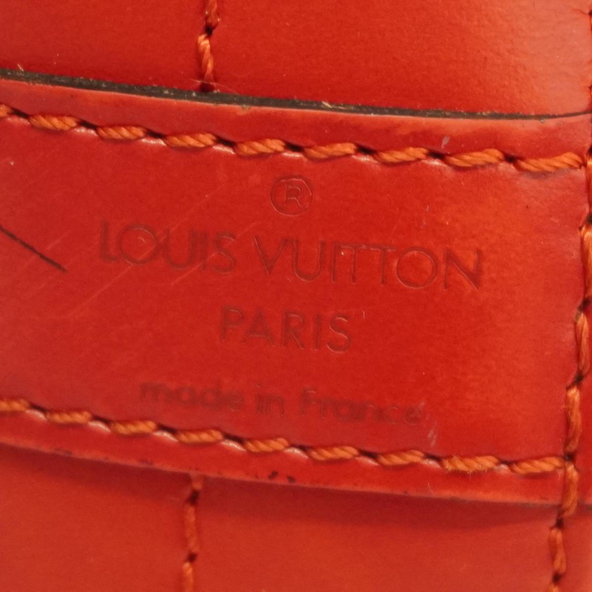 Louis Vuitton Shoulder Bag Epi Noe M44017 Noir Castilian Red Ladies