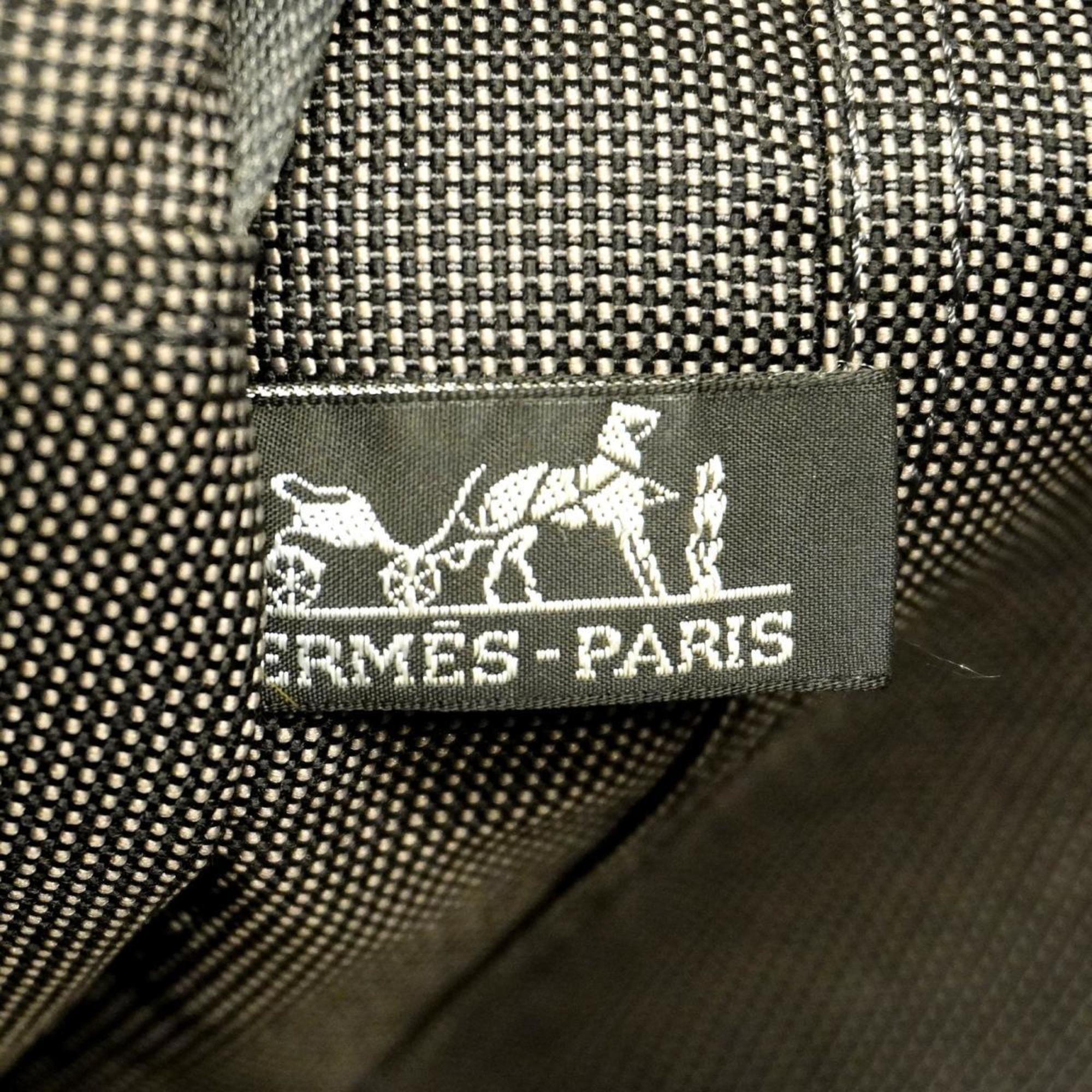Hermes Tote Bag Air Line MM Canvas Grey Men's Women's