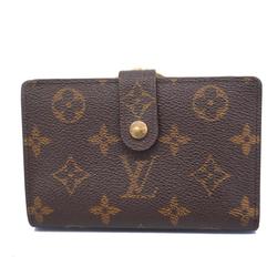 Louis Vuitton Wallet Monogram Porte Monnaie Biennois M61663 Brown Women's
