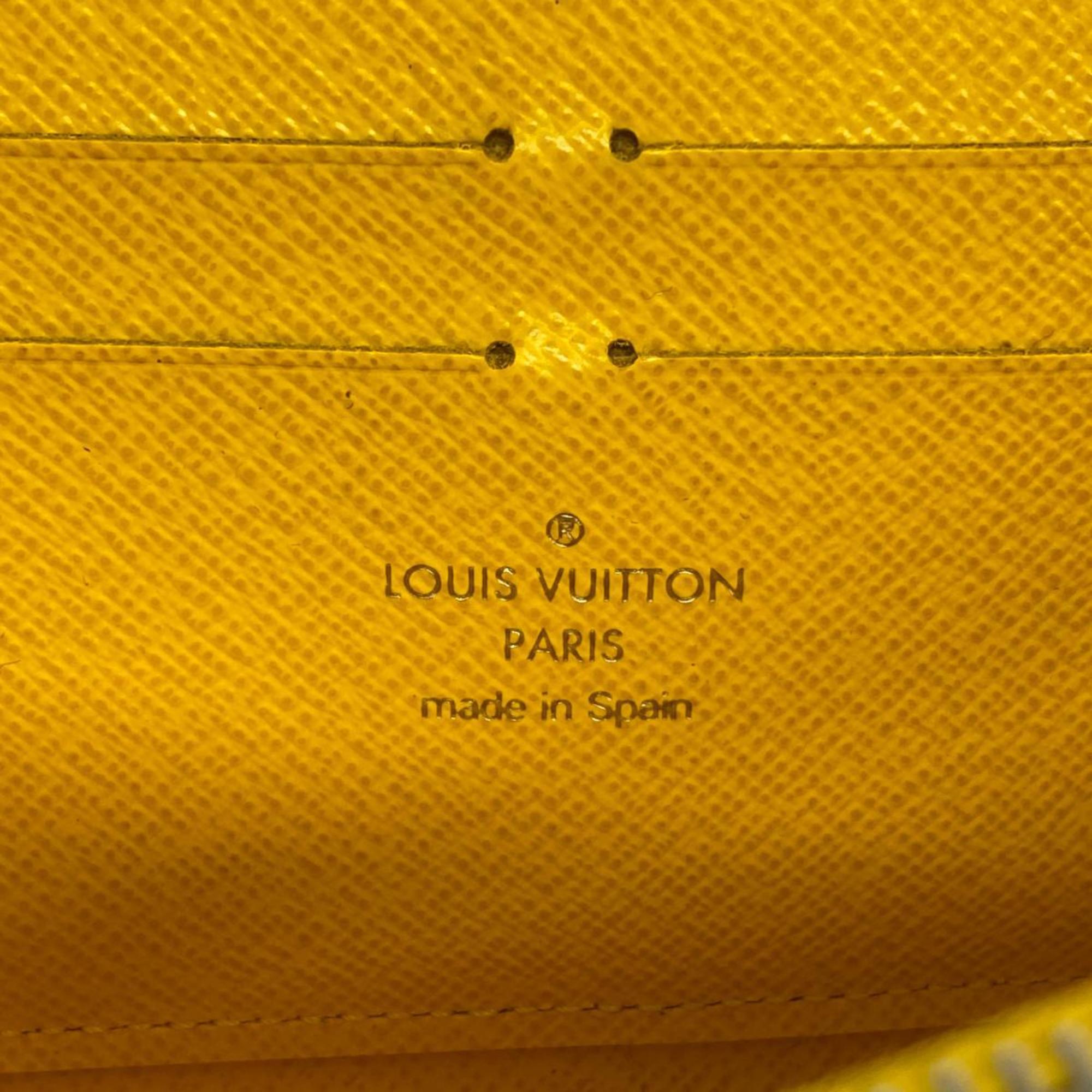 Louis Vuitton Long Wallet Epi Zippy M60309 Citron Ladies