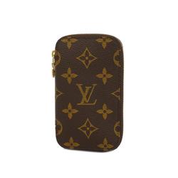 Louis Vuitton Key Case Monogram Pochette 6Cr M62610 Brown Men's Women's