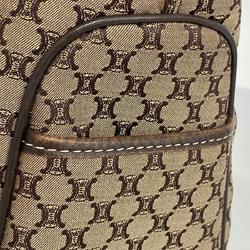 Celine handbag Macadam Boogie bag nylon canvas brown ladies