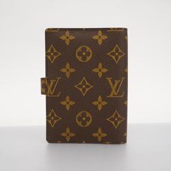 Louis Vuitton Notebook Cover Monogram Agenda PM R20005 Brown Men's Women's