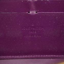 Louis Vuitton Long Wallet Vernis Zippy M90140 Amethyst Ladies